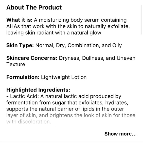 REN Skincare AHA Body Serum - Picture 4 of 4